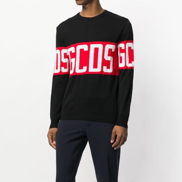 *Unisex GCDS Logo Knit Sweater - Picture 7 of 8